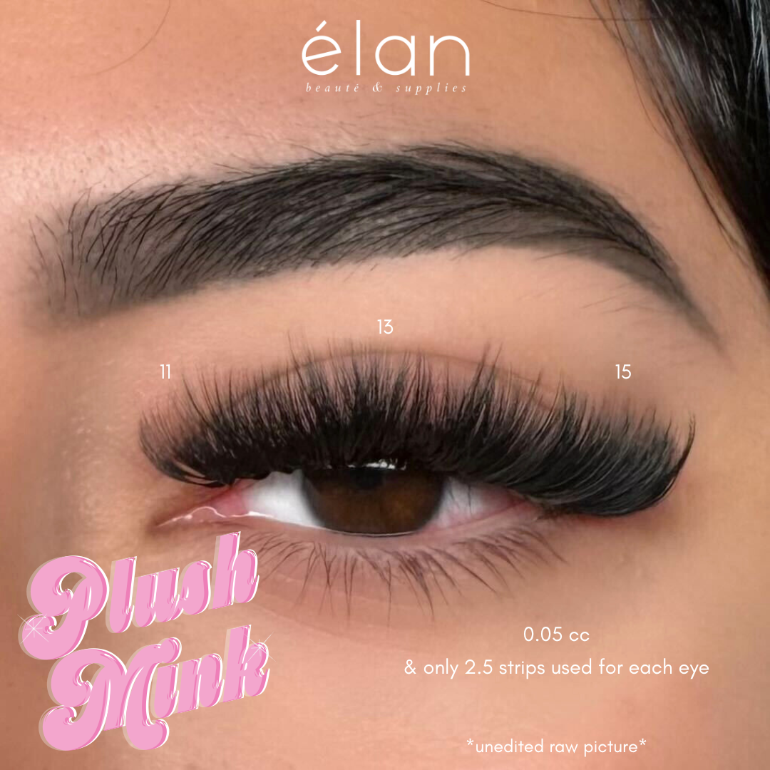 0.07 PLUSH MINK lash trays (PLUSH +FLUFF) π°