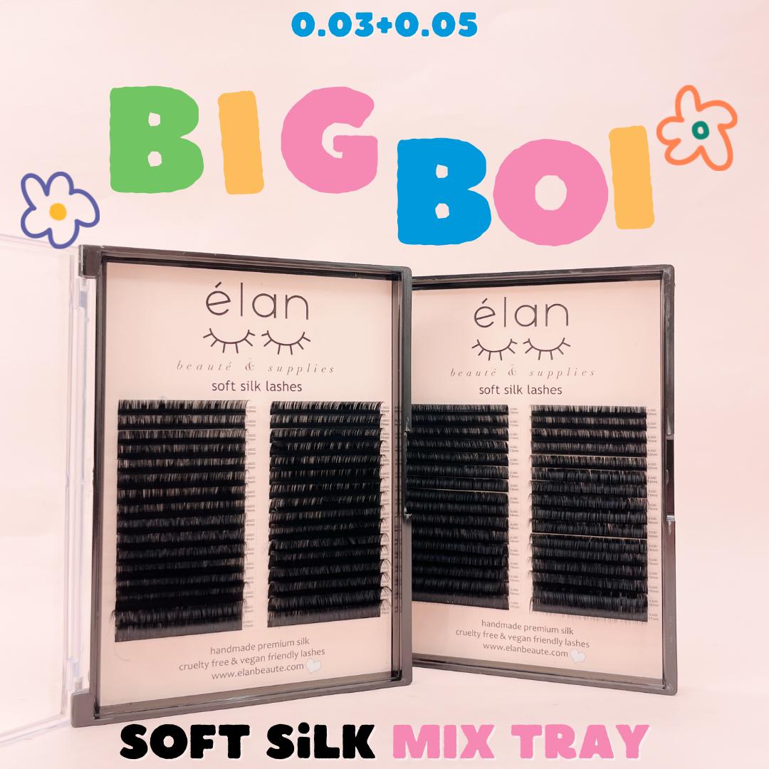 the BIG BOI 0.03+0.05 SOFT SILK mix tray ๐