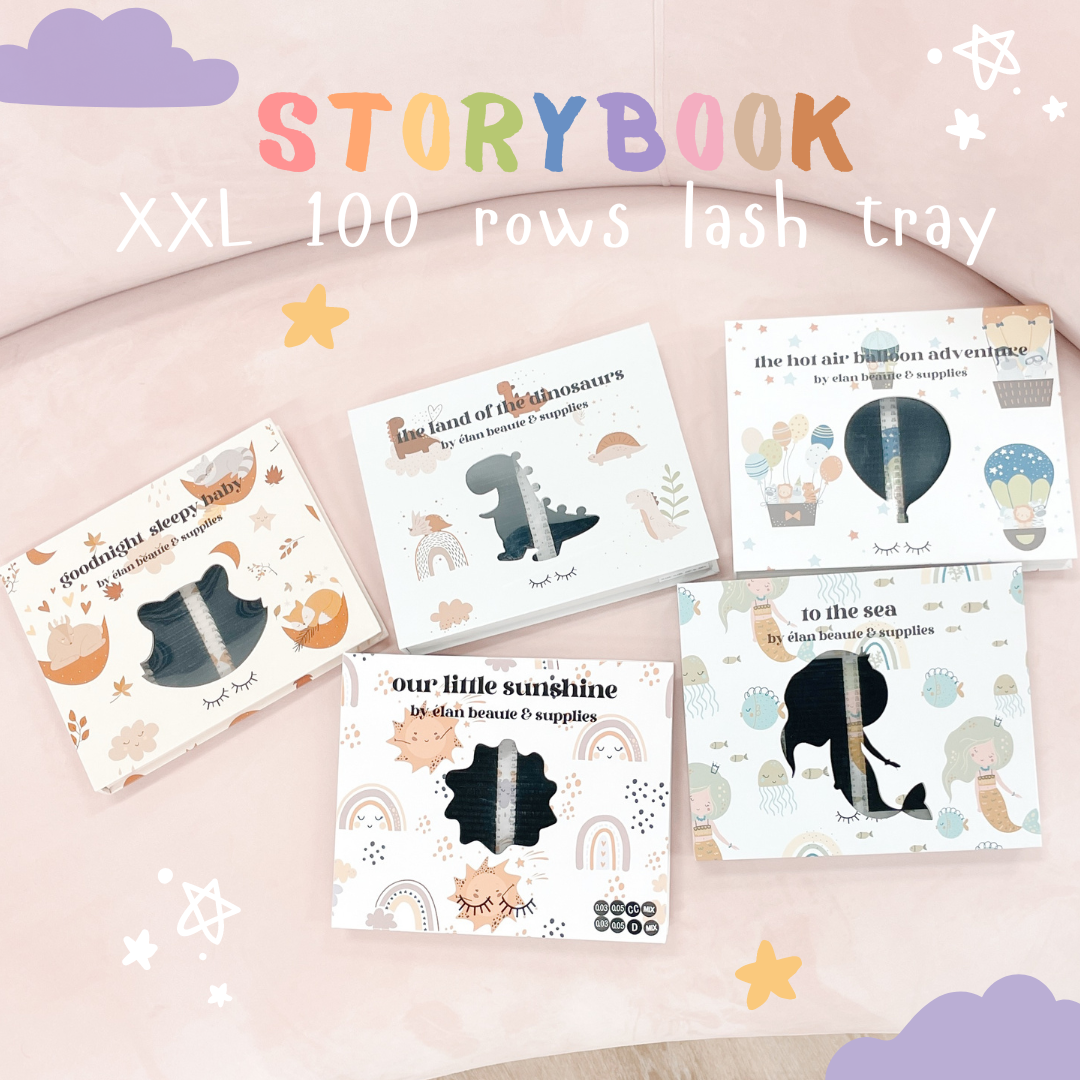 storybook XXL 100 rows lash tray
