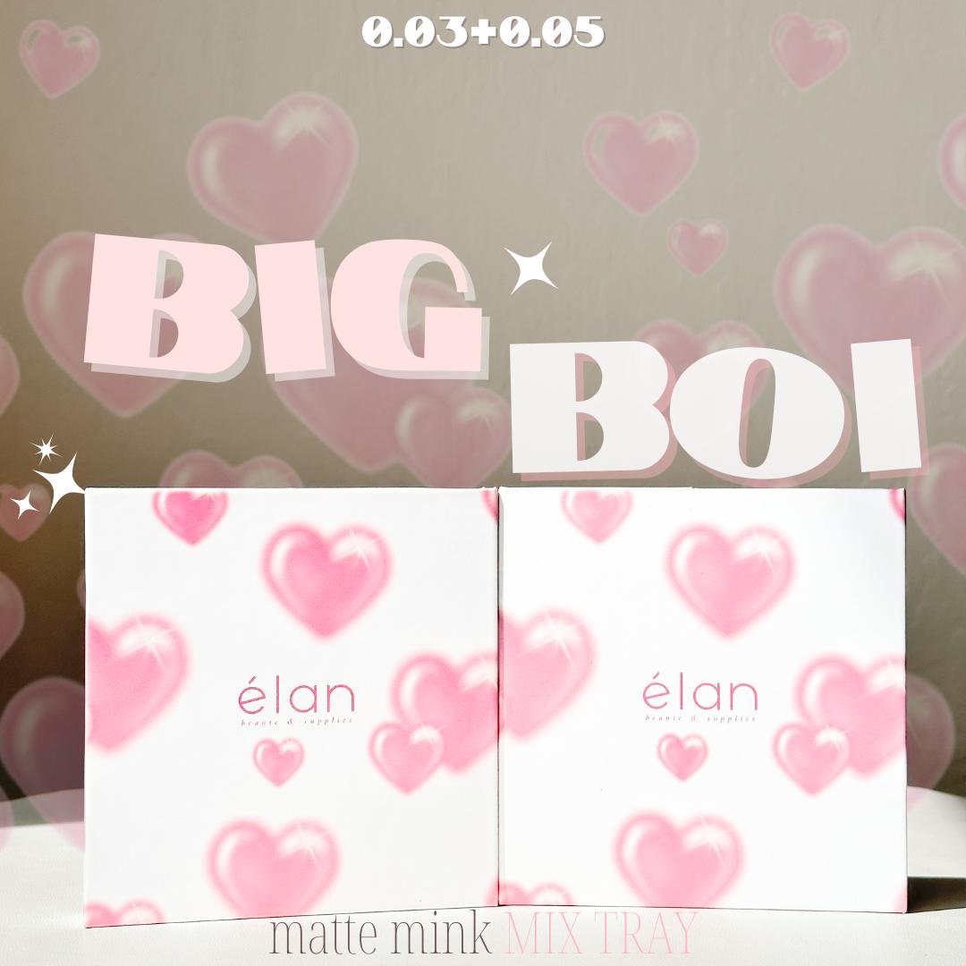 the BIG BOI 0.03+0.05 MATTE MINK mix tray π