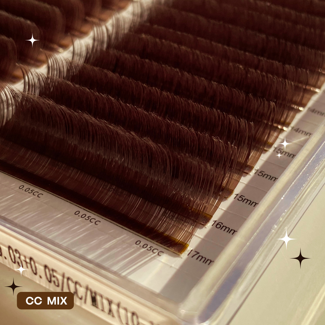 the BIG BOI 0.03+0.05 DARK BROWN mix tray