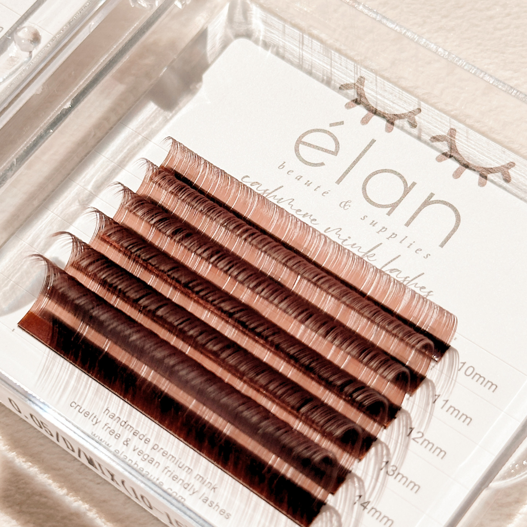 MINI BROWN color lashes