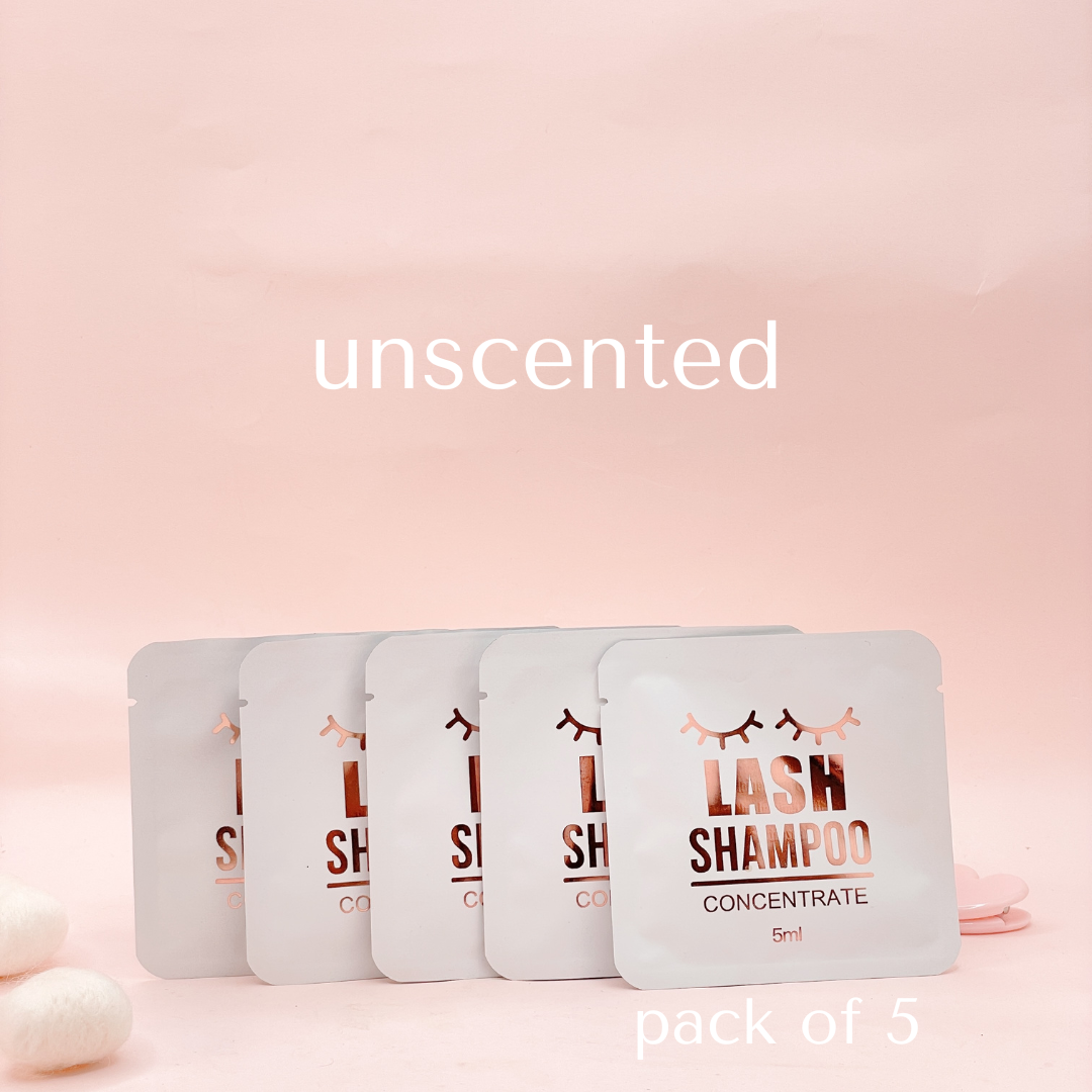 lash shampoo concentrate MINI PACKETS