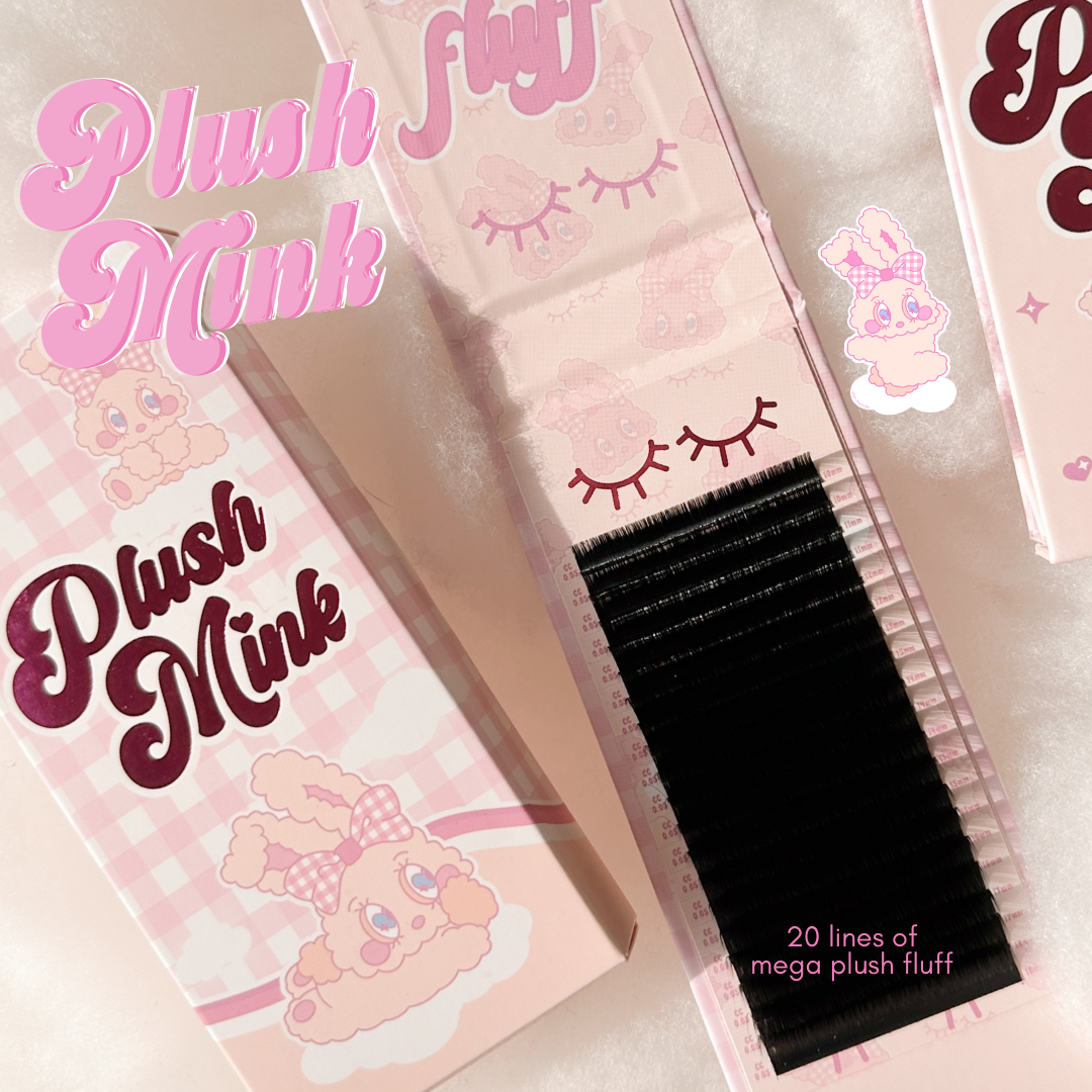 0.05 PLUSH MINK lash trays (PLUSH +FLUFF) š°