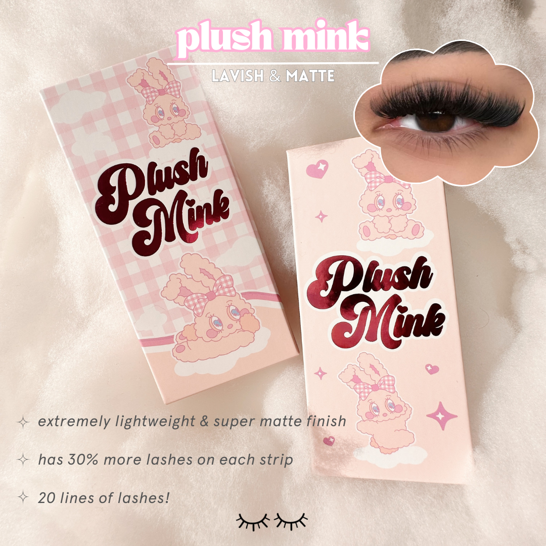0.03 PLUSH MINK lash trays (PLUSH +FLUFF) š°