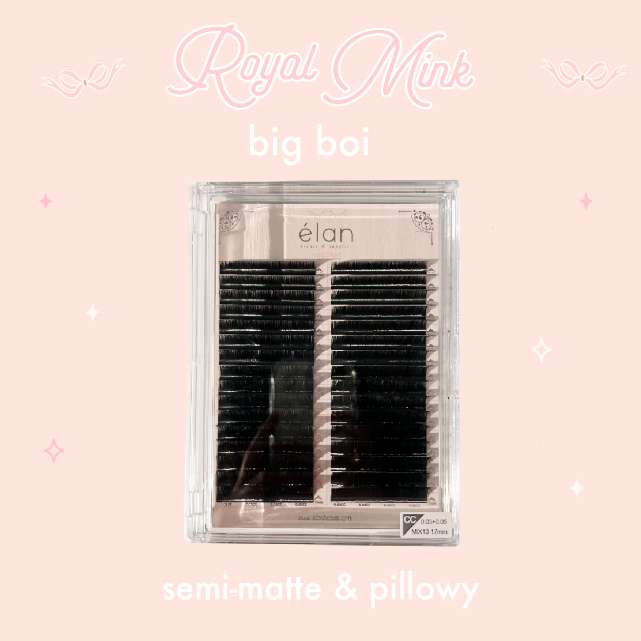 the BIG BOI 0.03+0.05 ROYAL MINK mix tray π