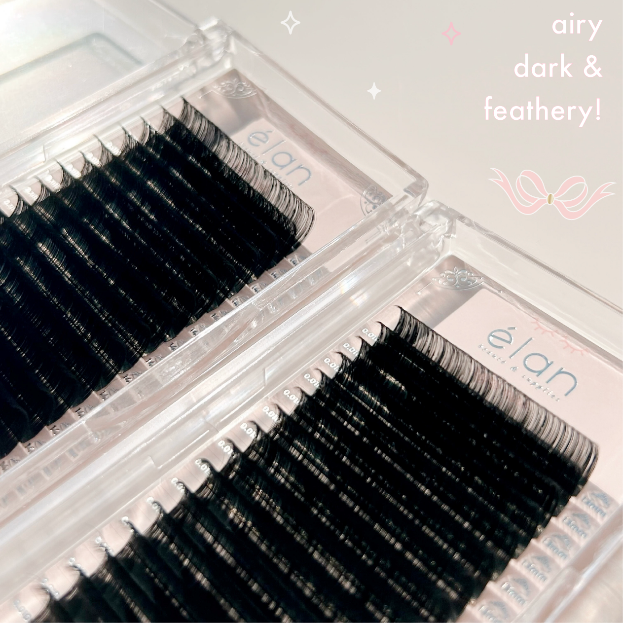 0.01 ROYAL MINK lash trays (lightest lashes) π