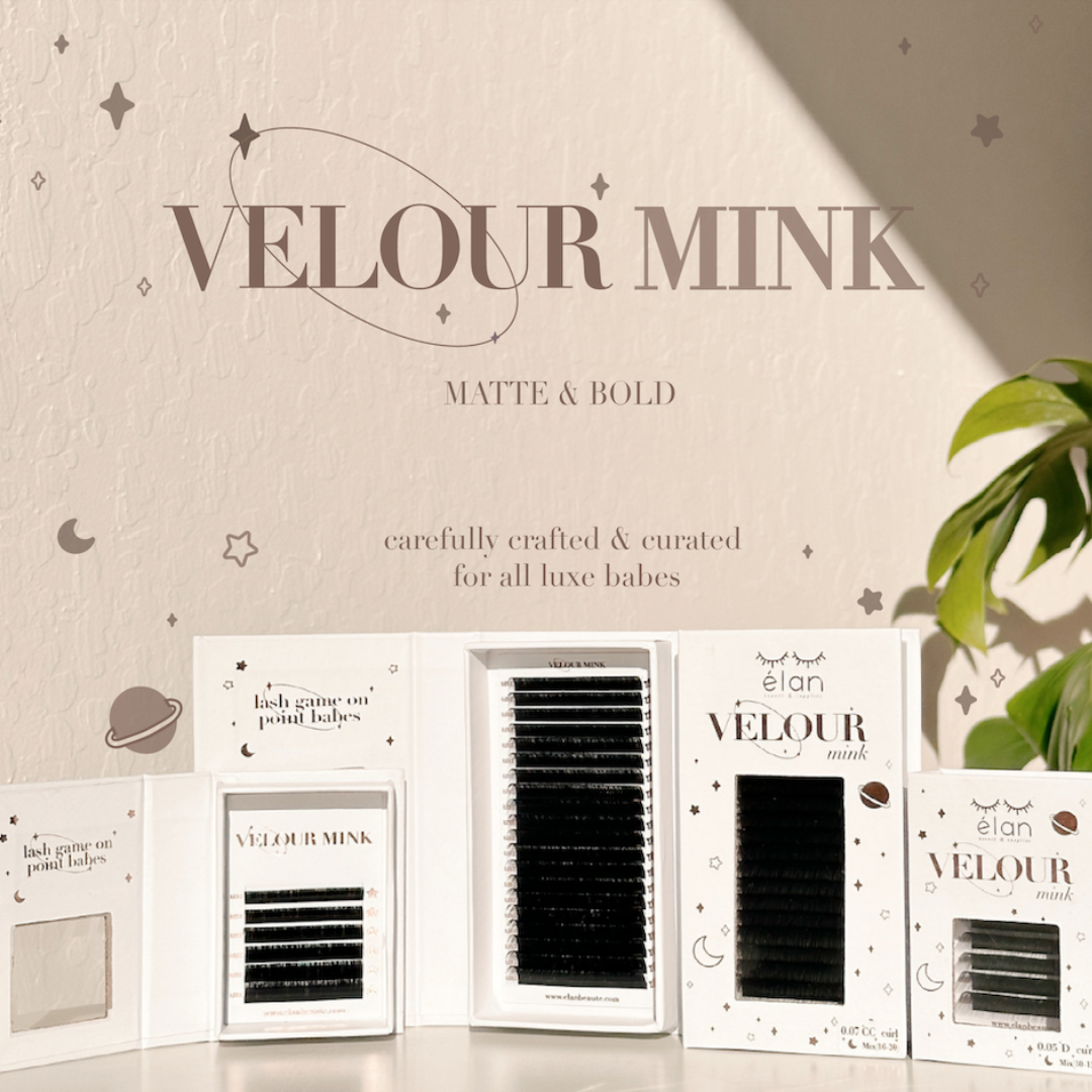 0.03 VELOUR MINK lash trays (MATTE & BOLD) ✨