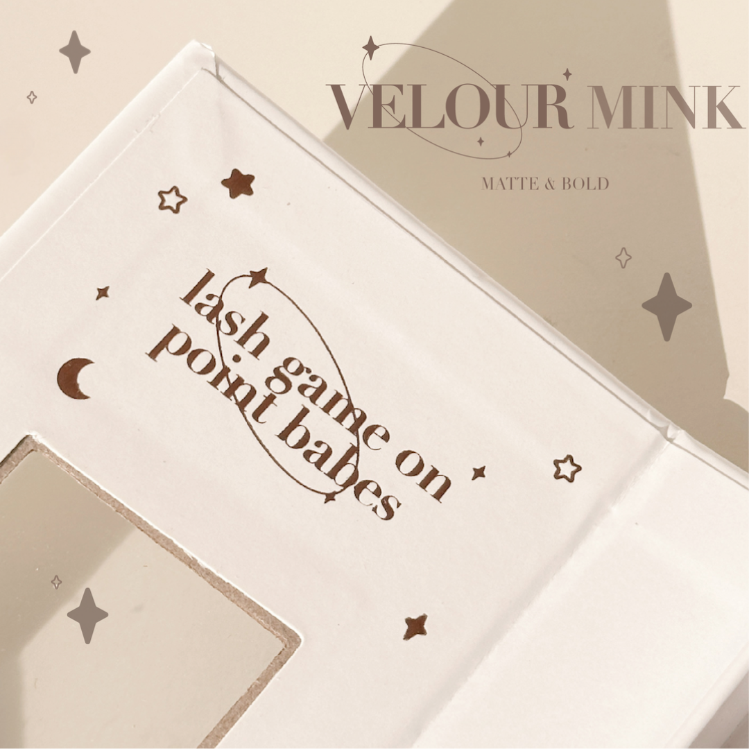 0.07 VELOUR MINK lash trays (MATTE & BOLD) ✨