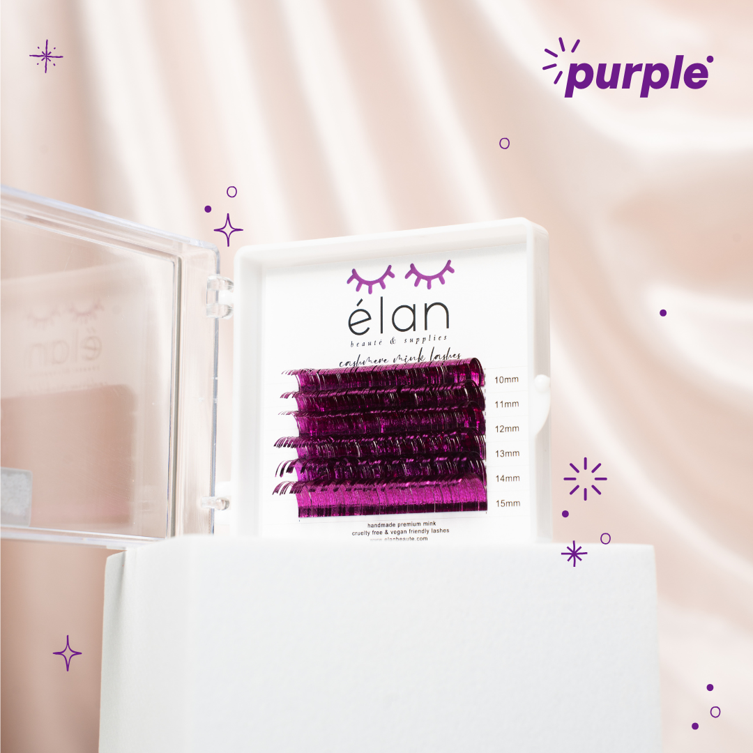 mini holo tinsel lashes