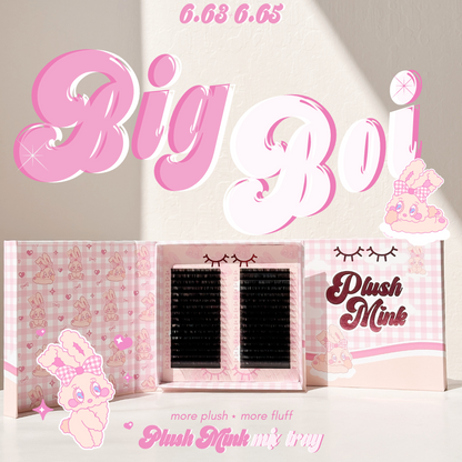 the BIG BOI 0.03+0.05 PLUSH MINK mix tray 🐰