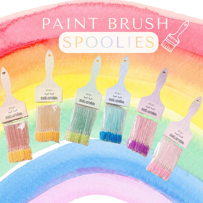 PAINT BRUSH sparkly mascara wand spoolie