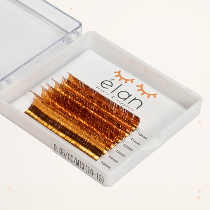 mini holo tinsel lashes