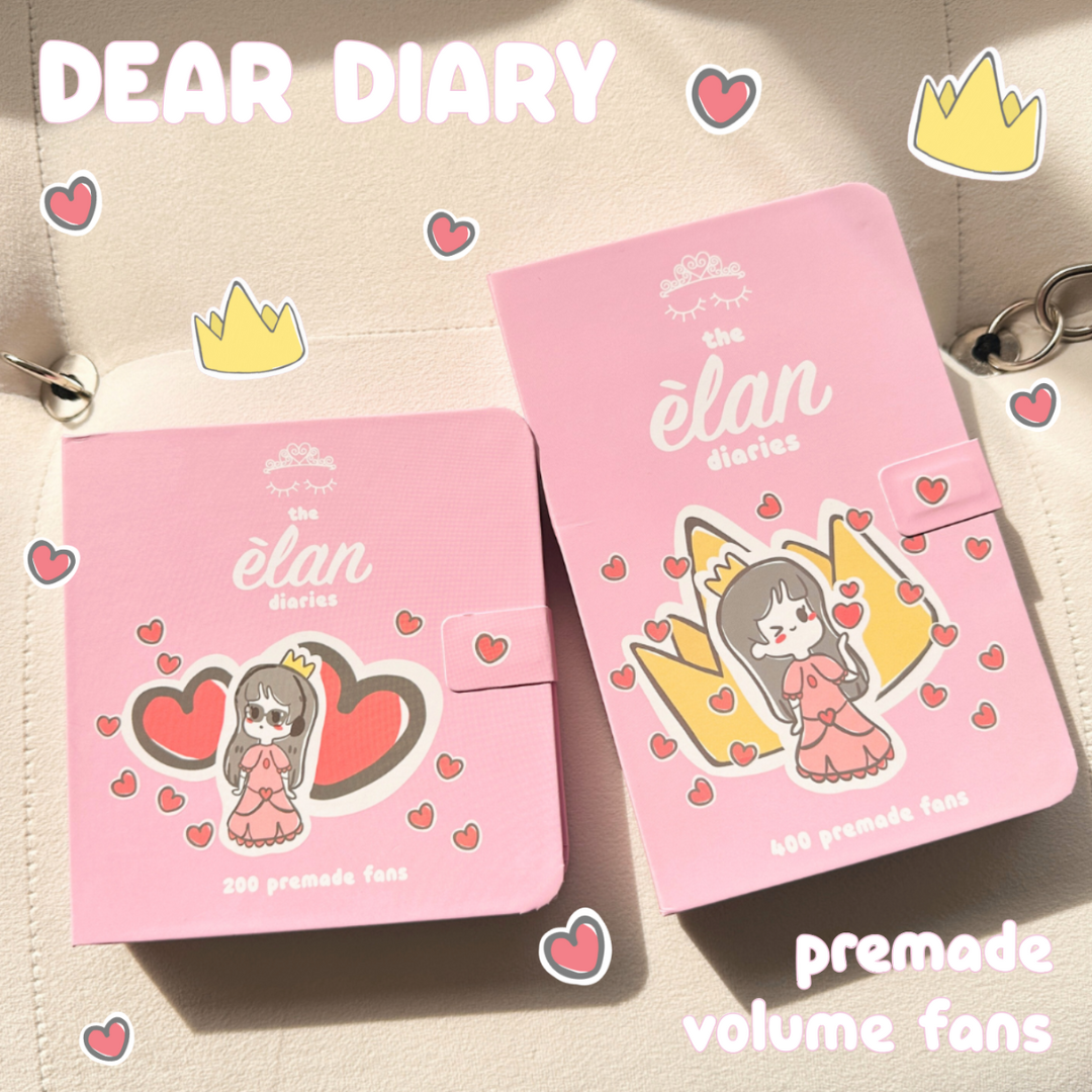 DEAR DIARY mini 200 premade volume fans