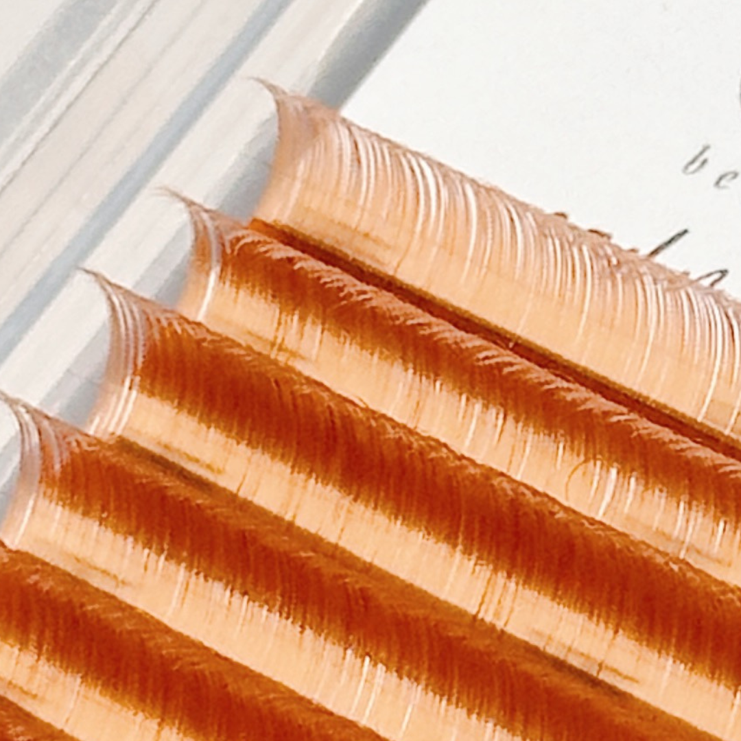 LIGHT BROWN color lashes