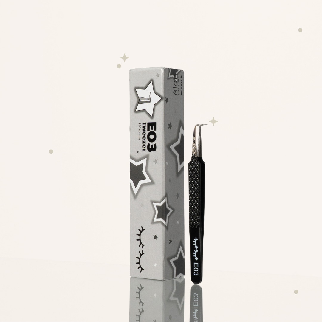 90 degree volume tweezers