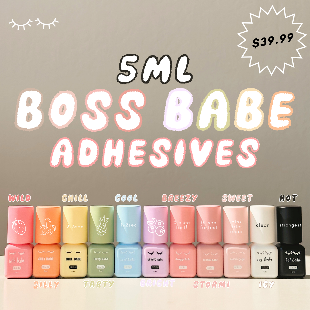 SWEET BABE pink adhesive