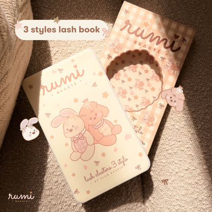 Rumi Lash Book - 3 cluster styles