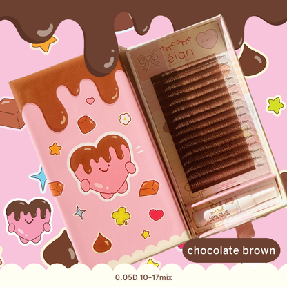 BROWN-LICIOUS matte mink brown lashes