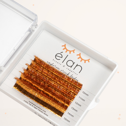 mini holo tinsel lashes