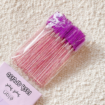 PAINT BRUSH sparkly mascara wand spoolie