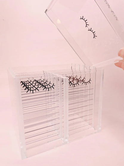 SUPER CLEAR 10 lash tile organizer