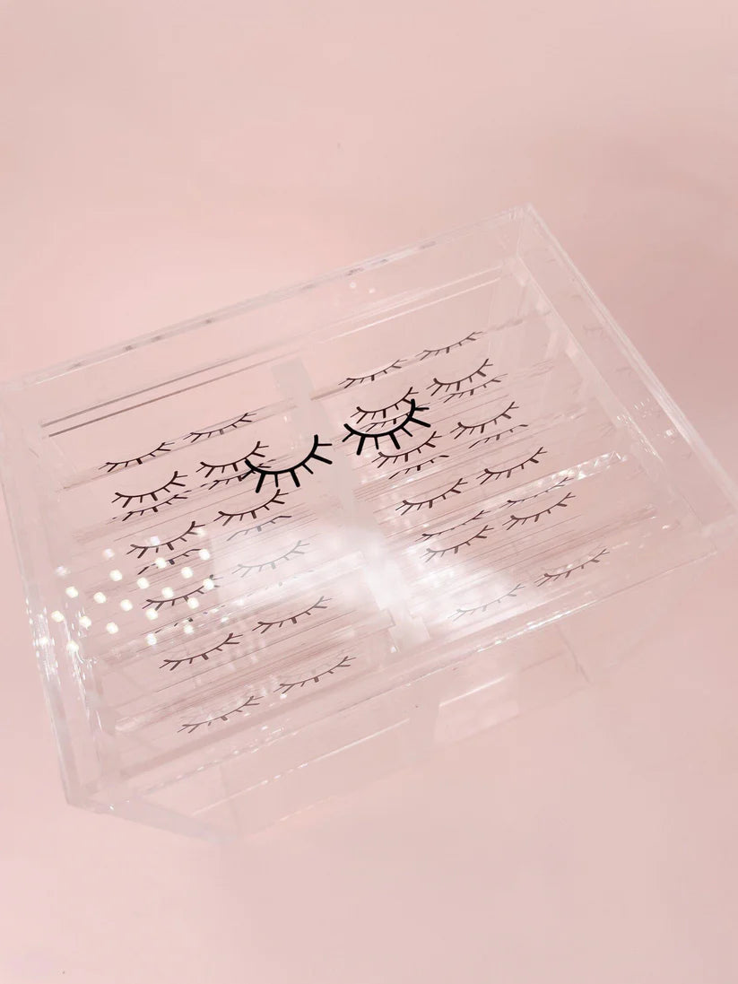 SUPER CLEAR 10 lash tile organizer