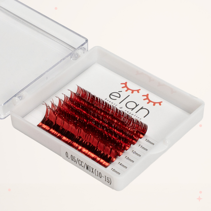 mini holo tinsel lashes