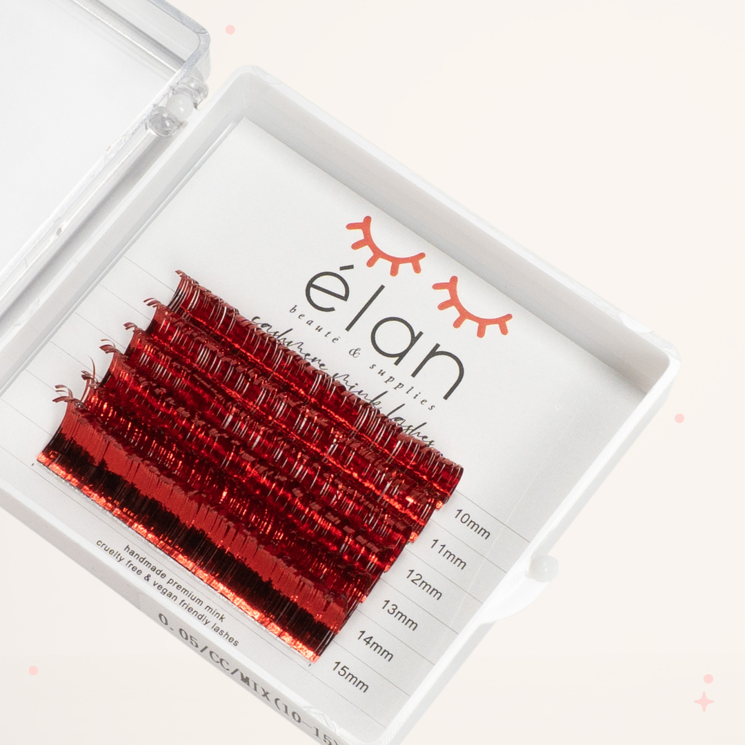 mini holo tinsel lashes