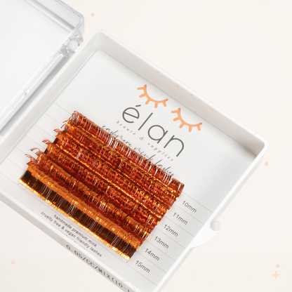 mini holo tinsel lashes