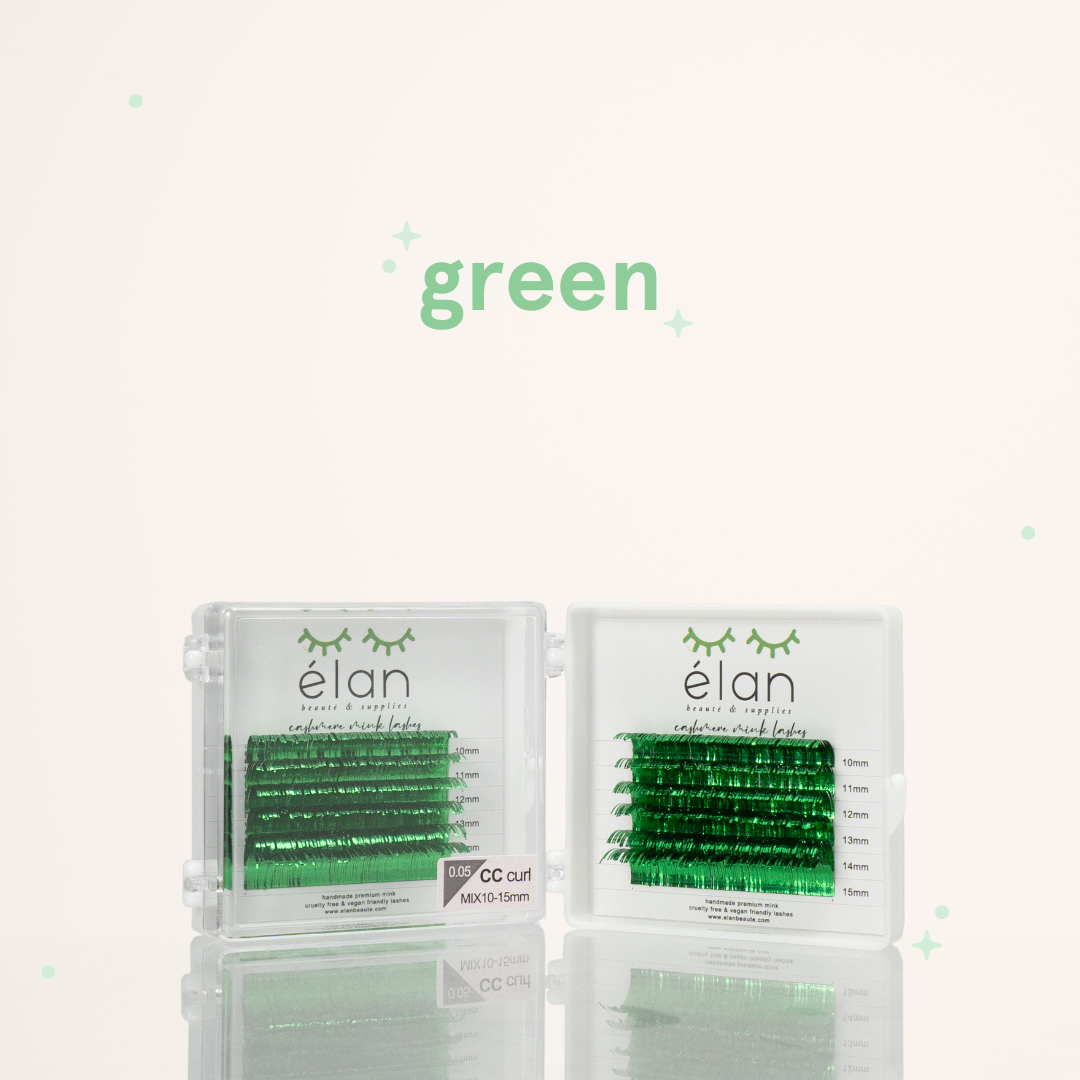 mini holo tinsel lashes