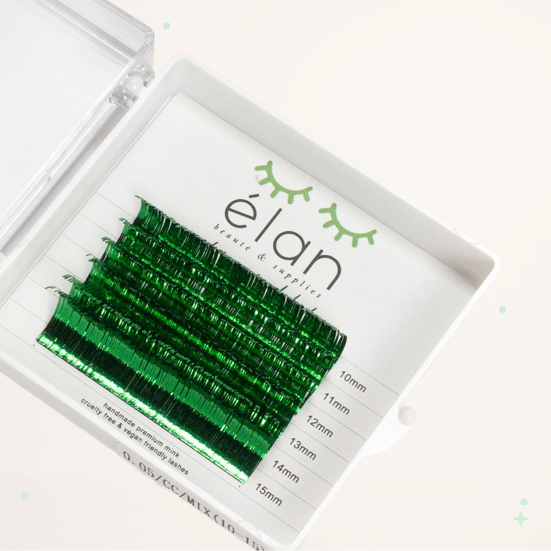 mini holo tinsel lashes