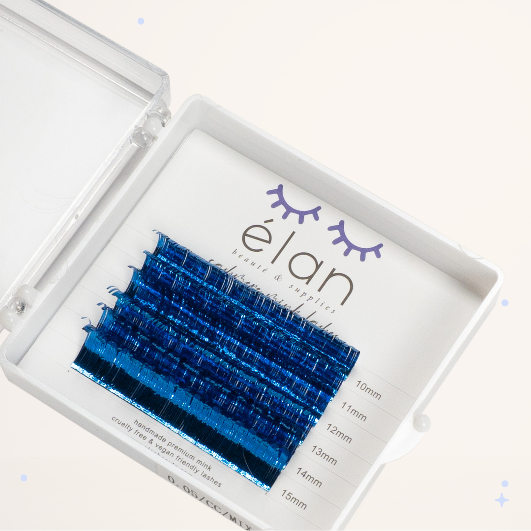 mini holo tinsel lashes