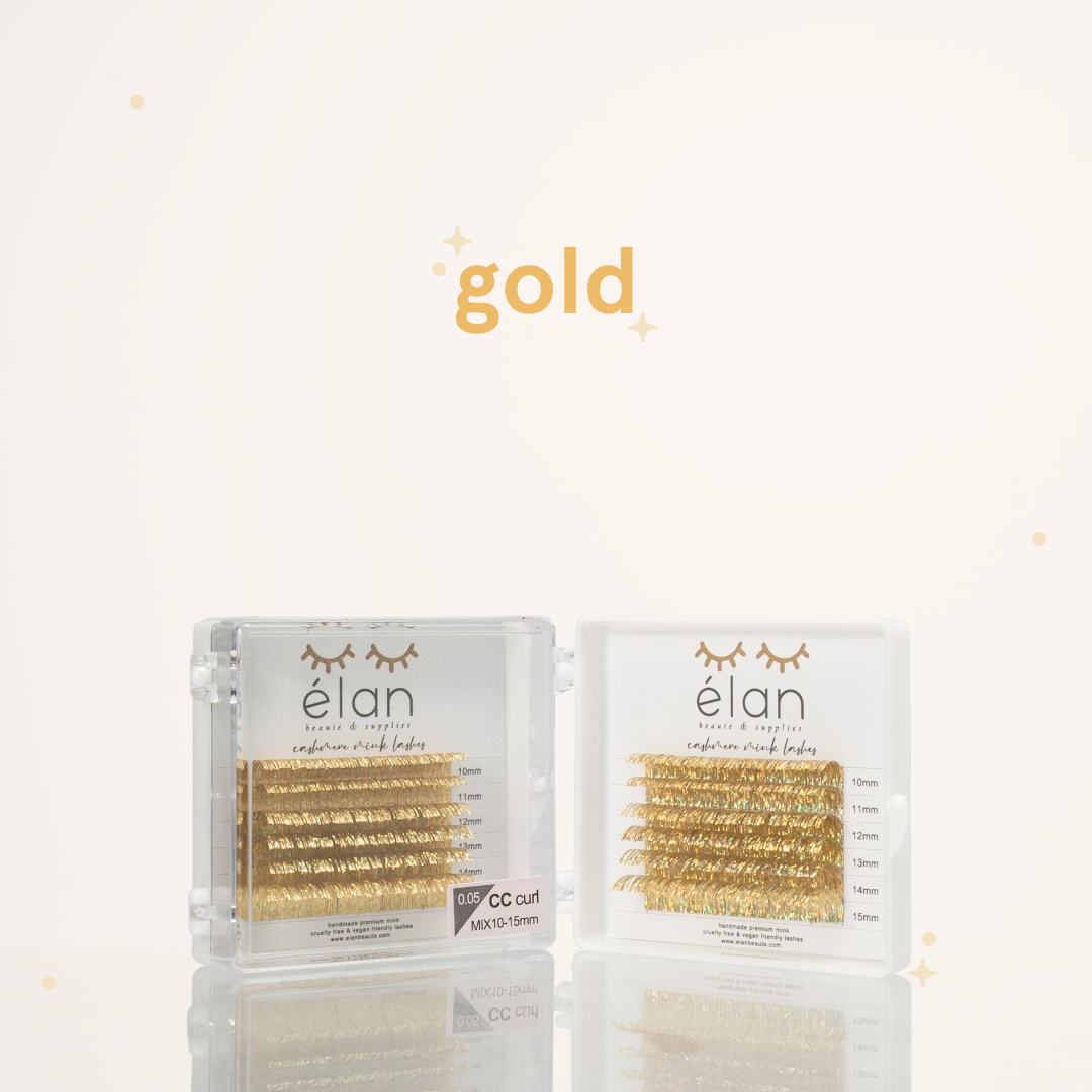 mini holo tinsel lashes