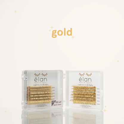 mini holo tinsel lashes