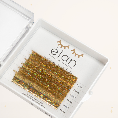 mini holo tinsel lashes