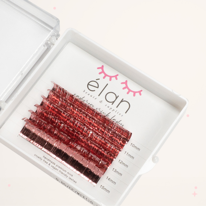 mini holo tinsel lashes