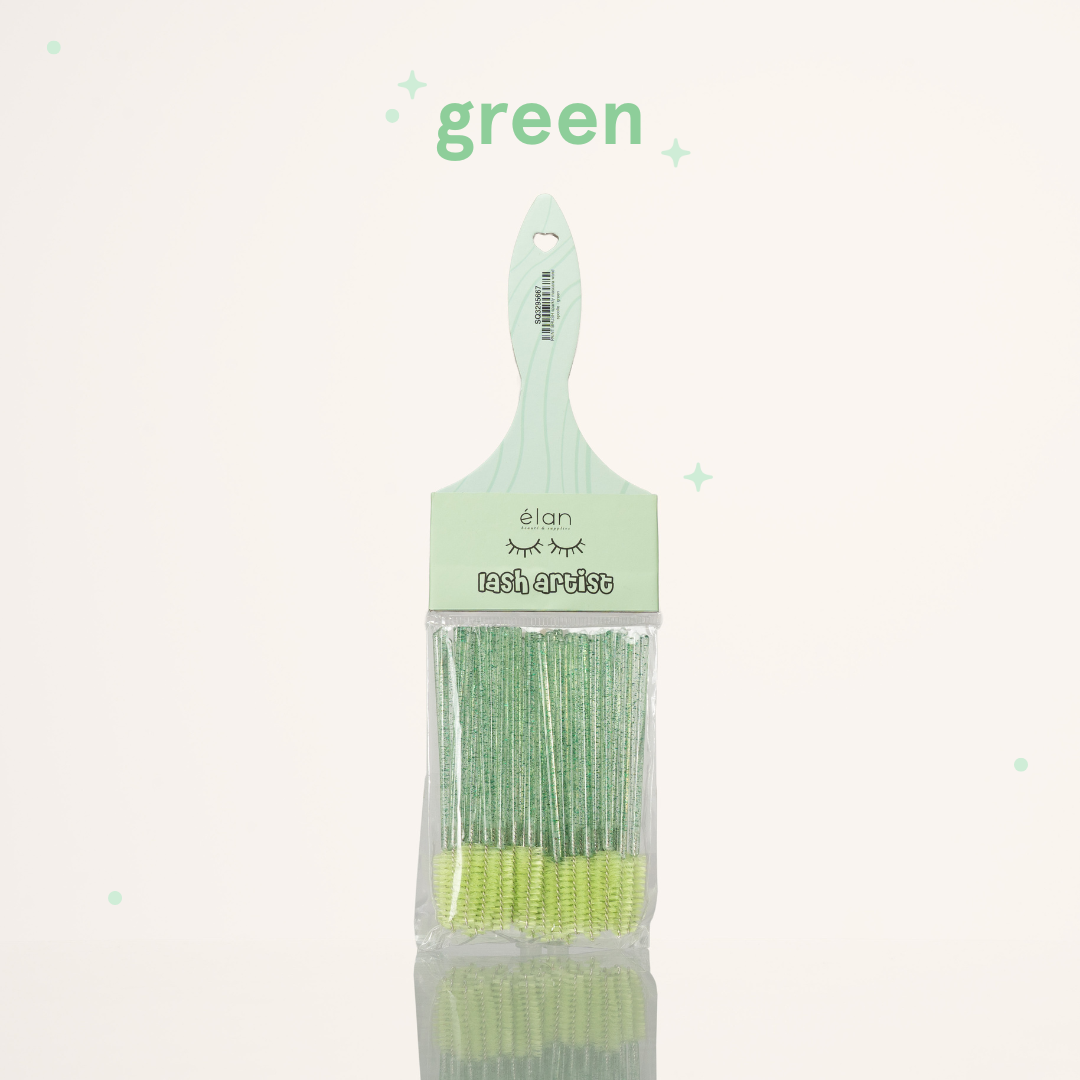 PAINT BRUSH sparkly mascara wand spoolie