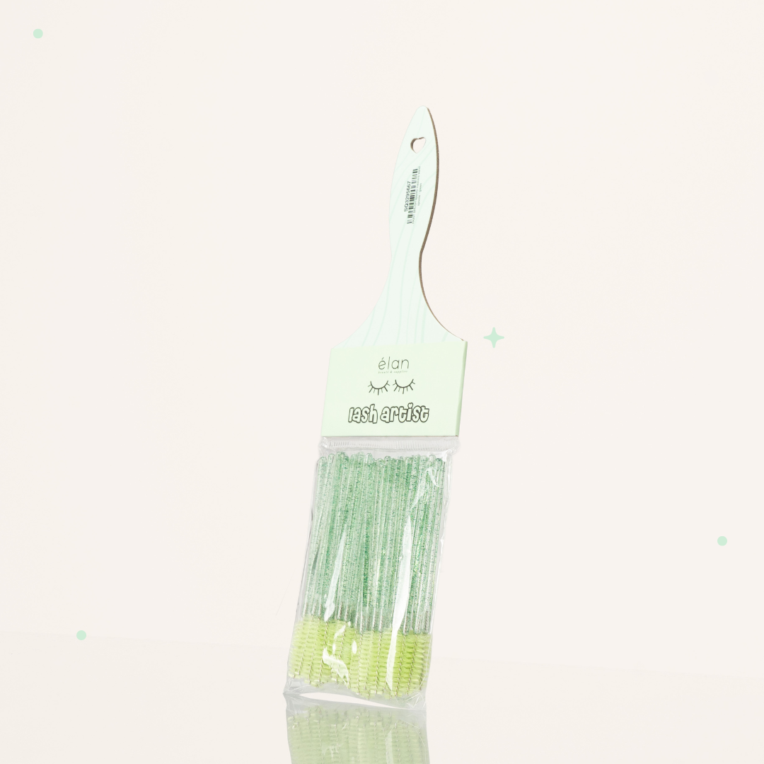 PAINT BRUSH sparkly mascara wand spoolie