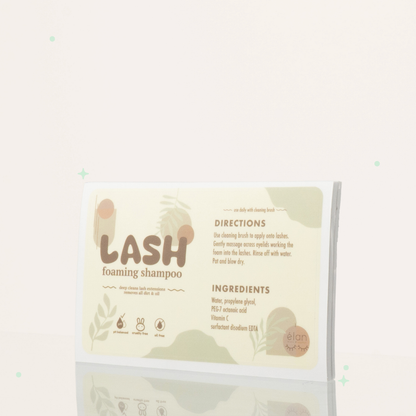 lash shampoo LABELS (pack of 25)