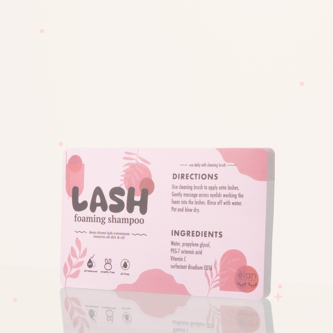 lash shampoo LABELS (pack of 25)