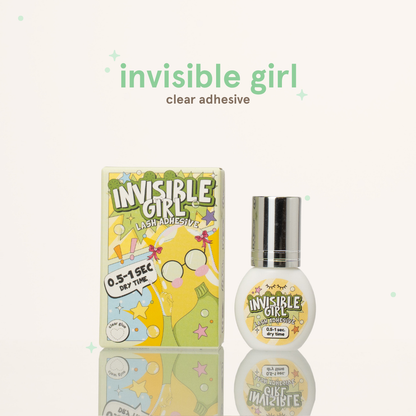 INVISIBLE GIRL clear adhesive