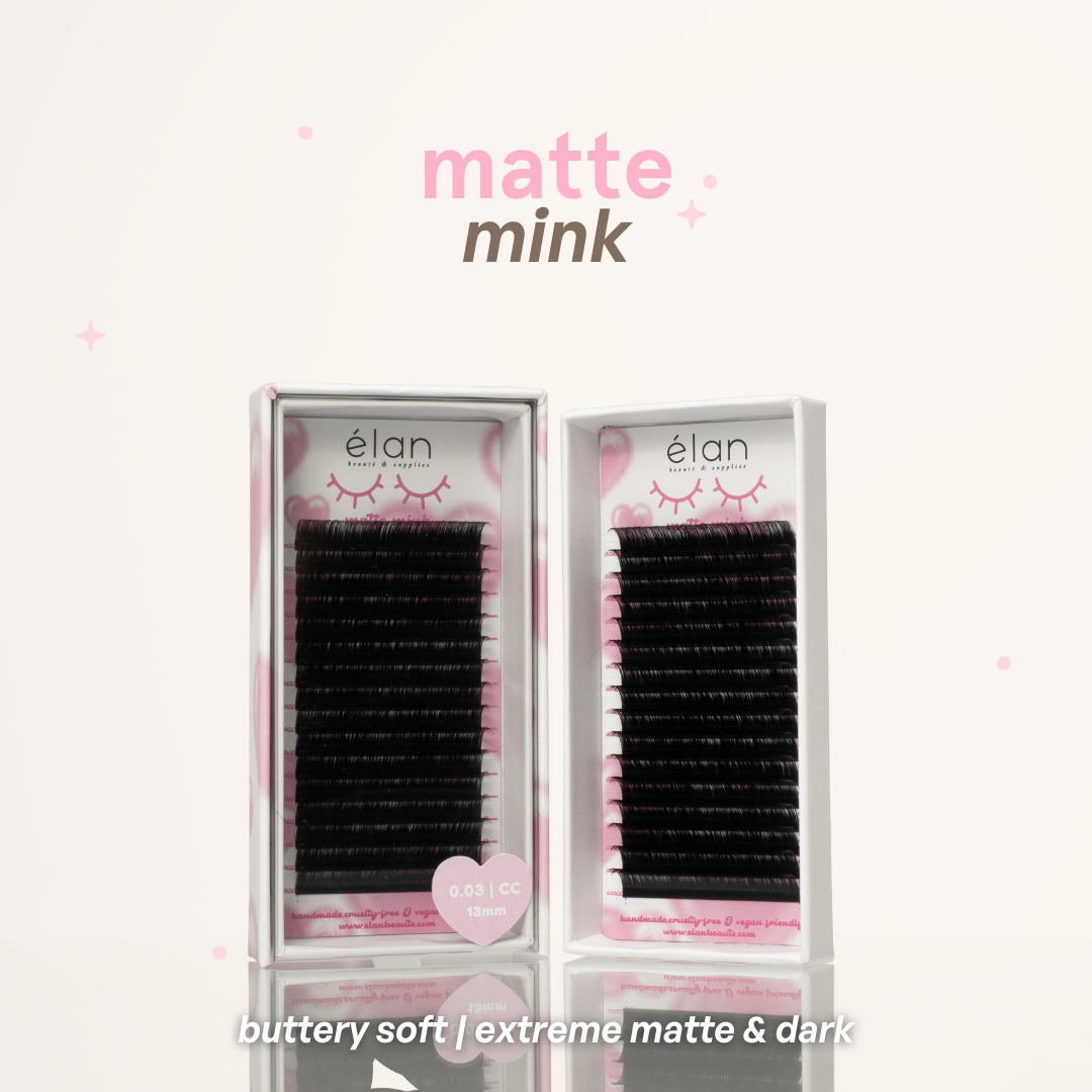 0.03 MATTE MINK lash trays 💞