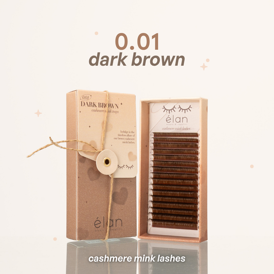 0.01 DARK BROWN cashmere mink