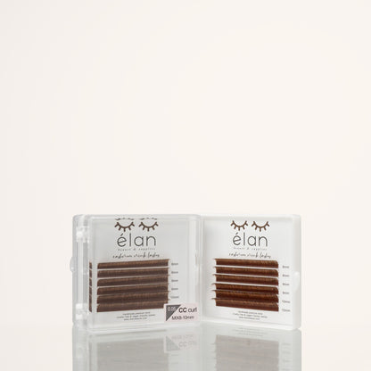 MINI BROWN color lashes