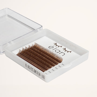 MINI BROWN color lashes