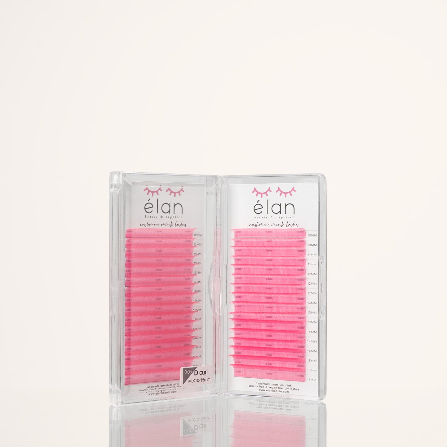 SINGLE COLOR 0.05 cashmere mink lashes