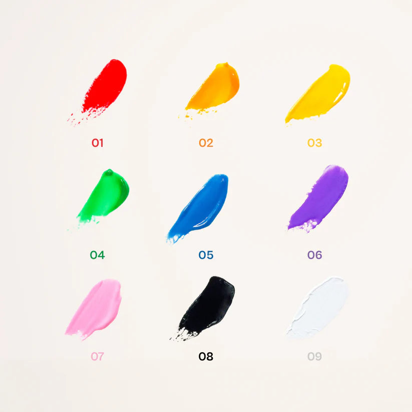 rainbow cream gel palette