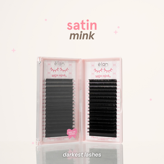 0.03 SATIN MINK lash trays (DARKEST lashes) 🎀