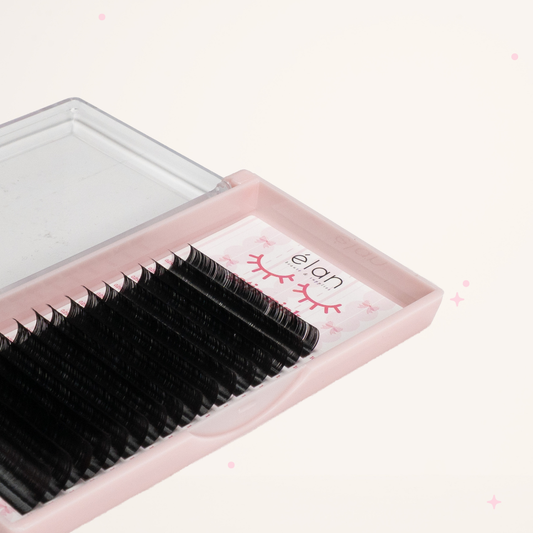 0.03 SATIN MINK lash trays (DARKEST lashes) 🎀